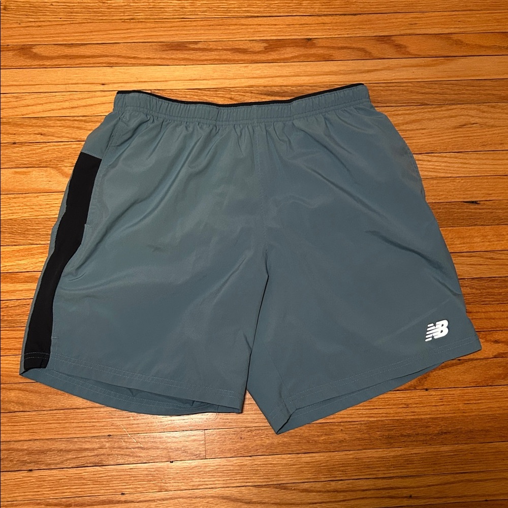 New Balance Blue and Deep Navy Athletic Shorts
